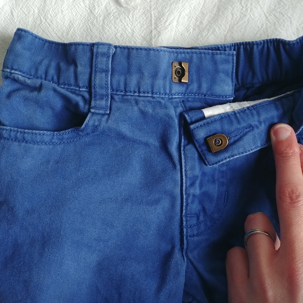 Cobalt Blue Primary 4 pocket chino pants 3T
